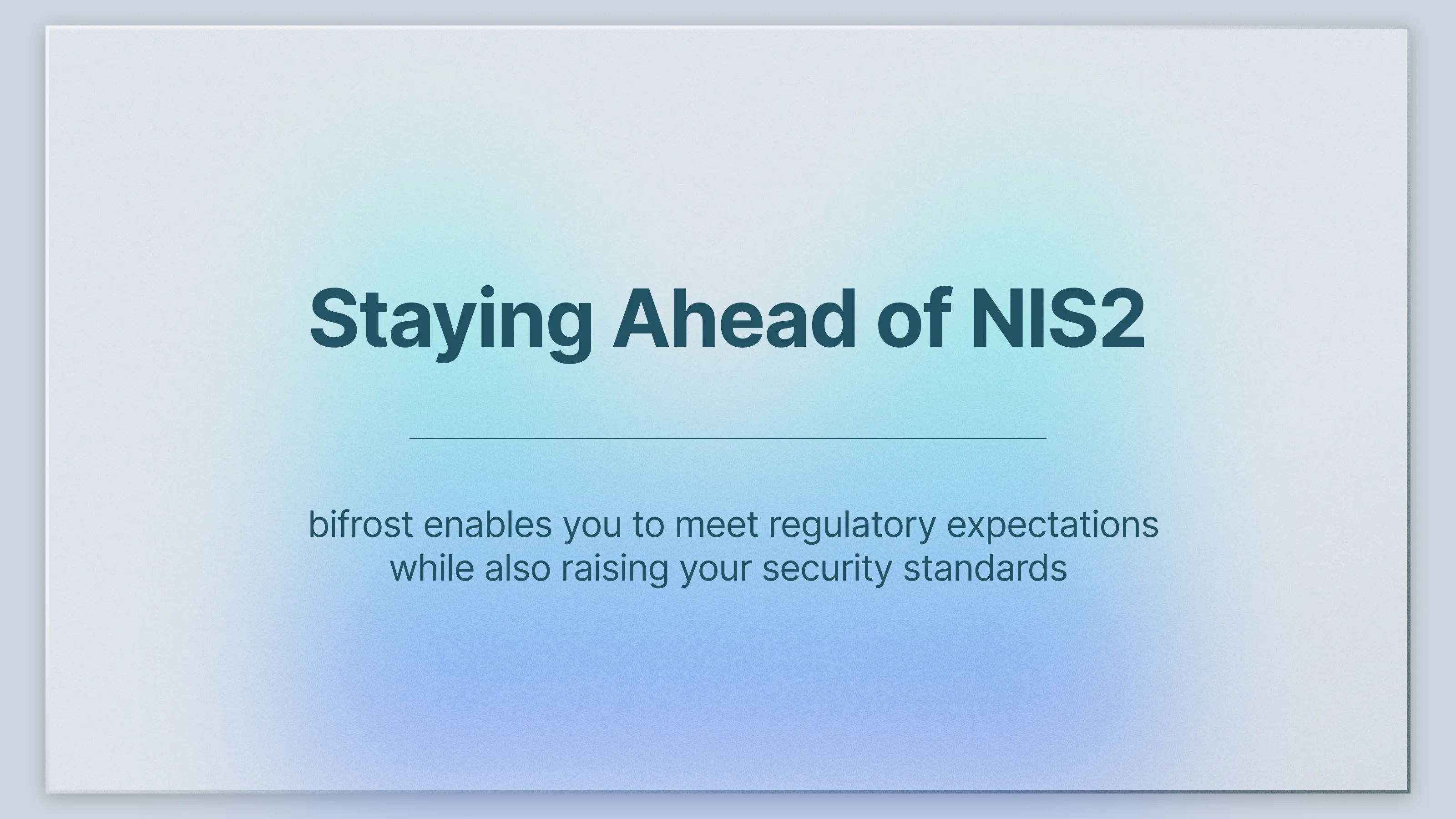 ❗️Staying ahead of NIS2❗️