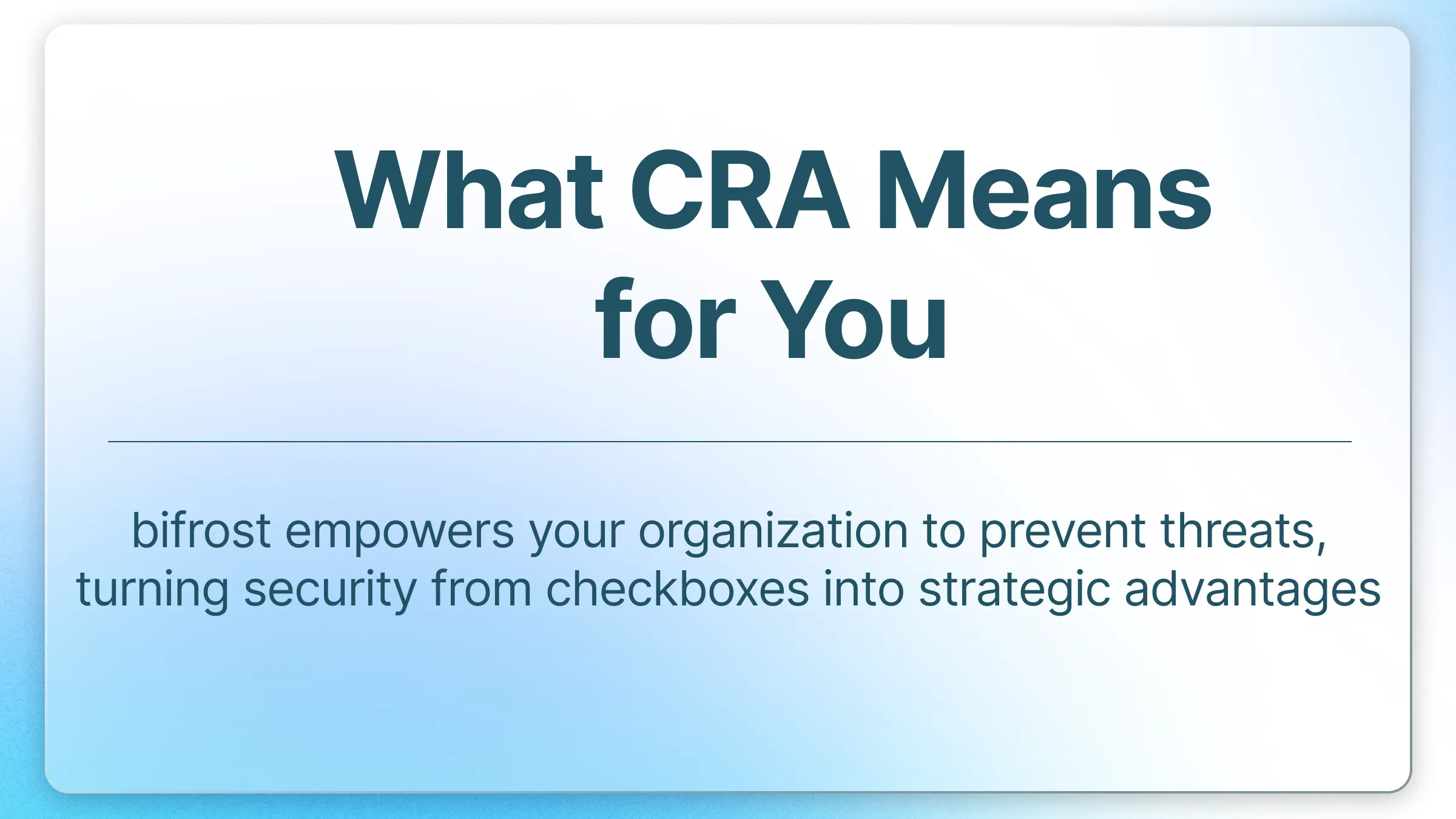 What the Cyber Resilience Act means for you