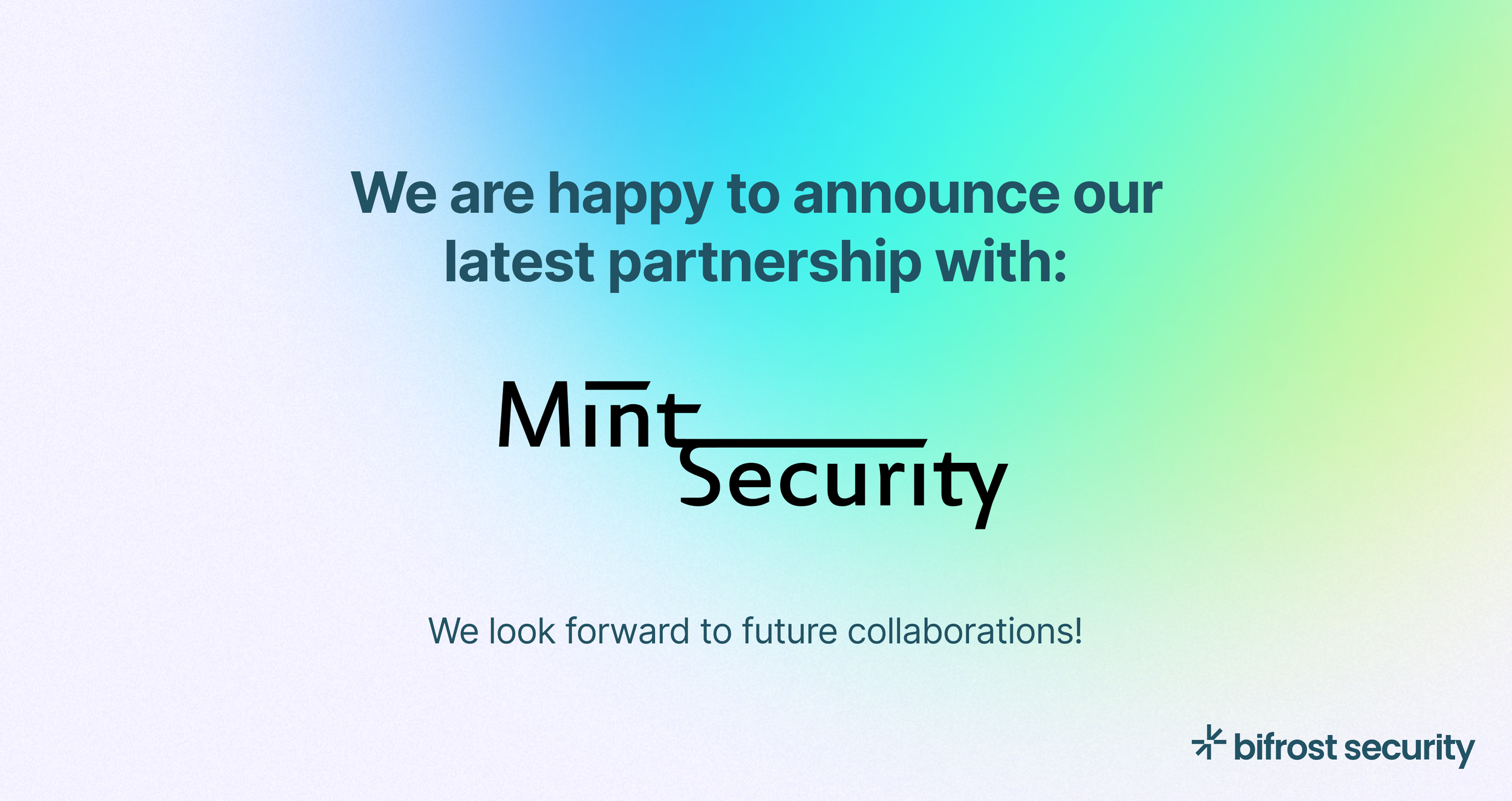 Announcing our latest partnership! | bifrost security