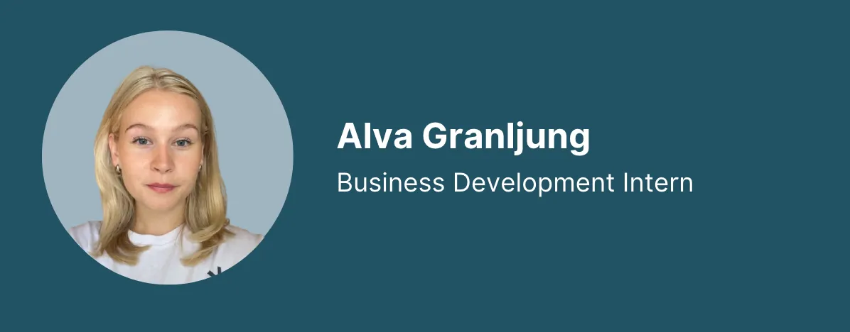 Meet the Team: Alva Granljung, Summer Intern 2024