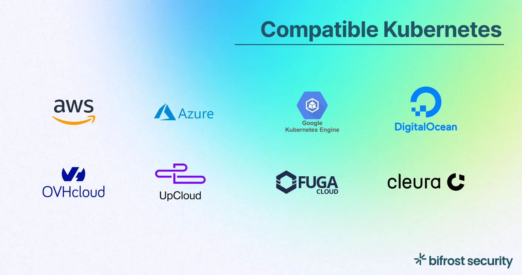 Our compatible Kubernetes providers