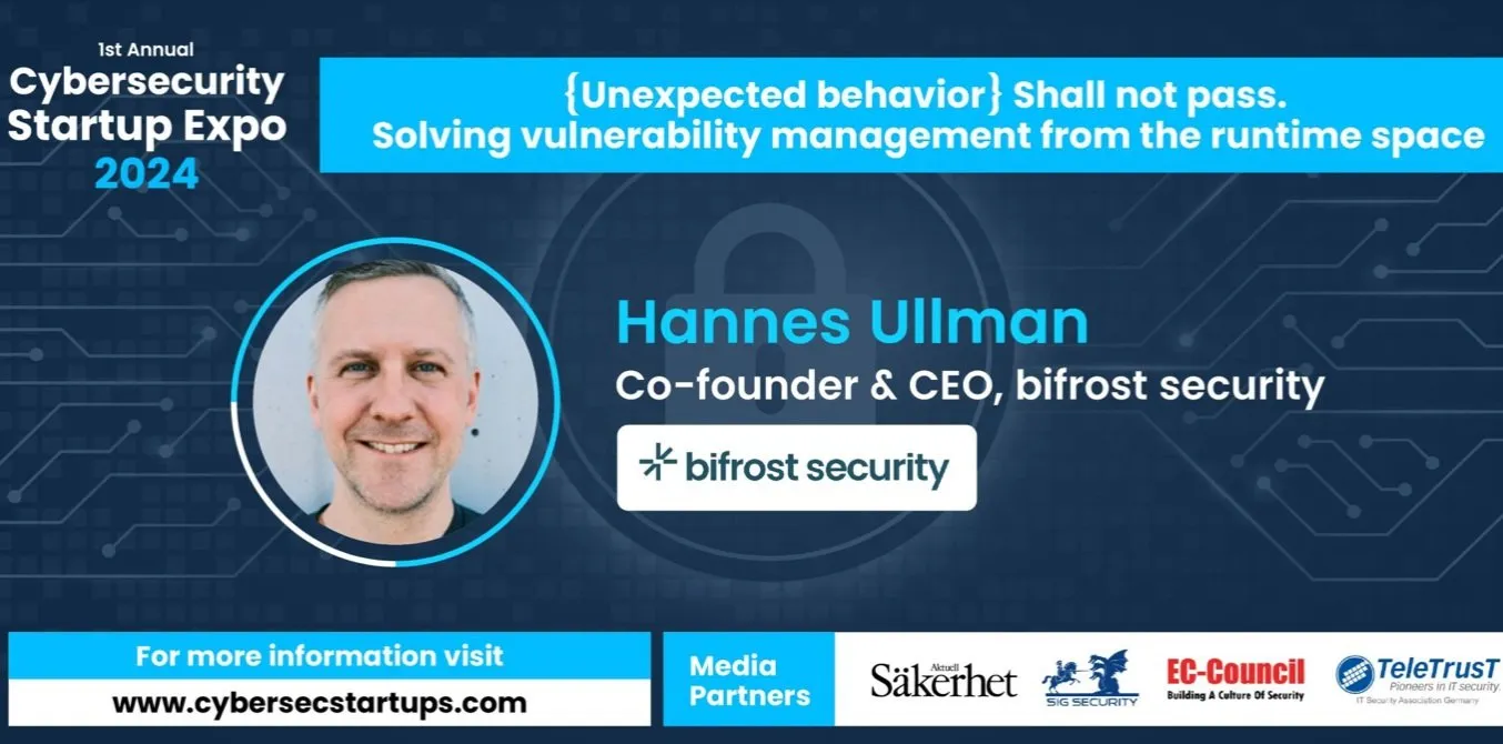 bifrost security at Cybersecurity Startup Expo! 🚀