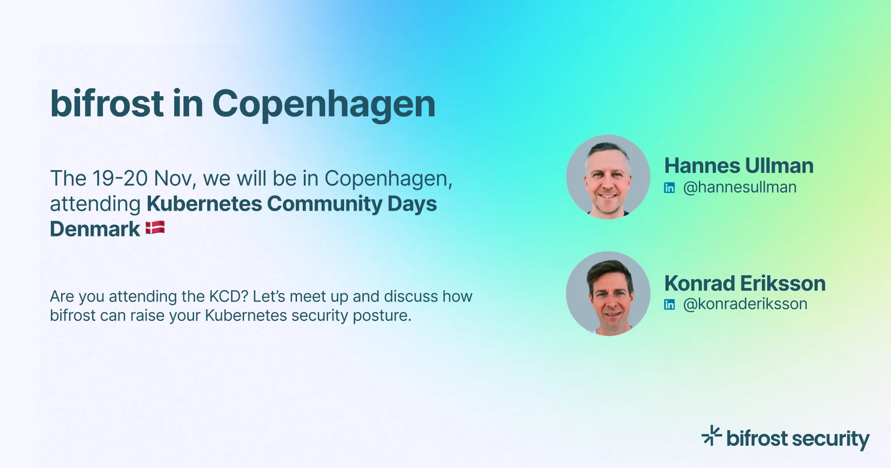 bifrost is heading to KCD Denmark 🇩🇰