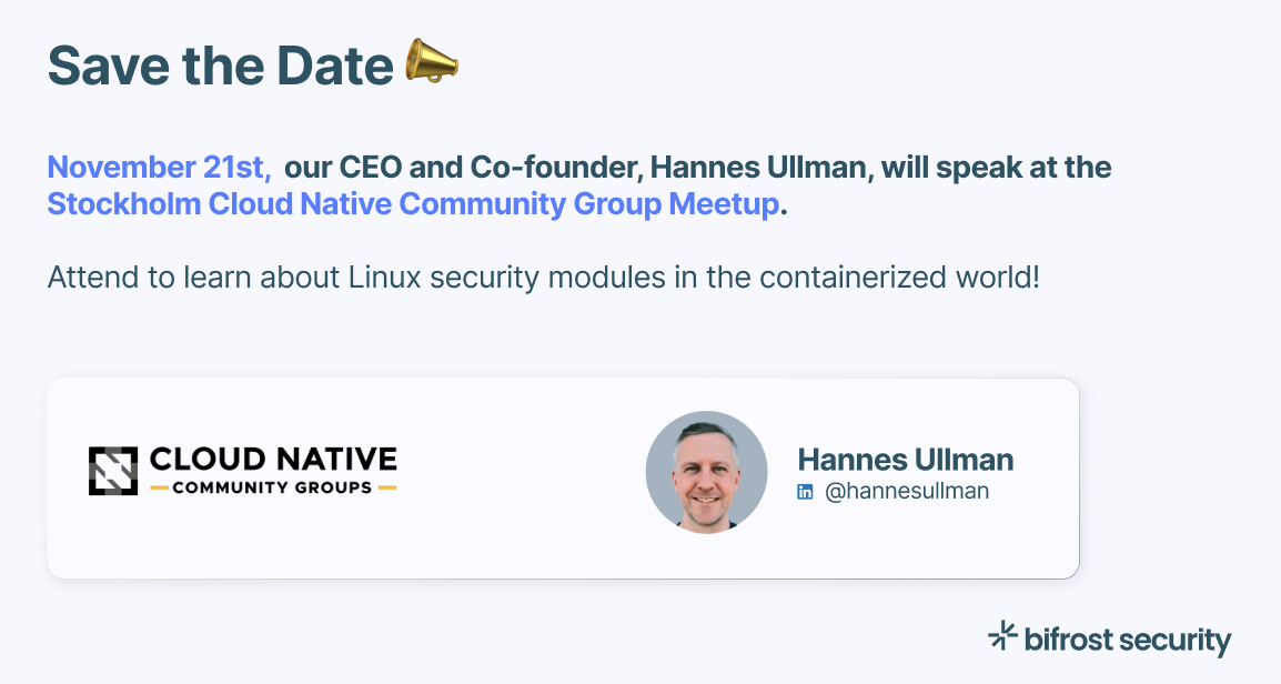 Save the date! 🚀 | bifrost security