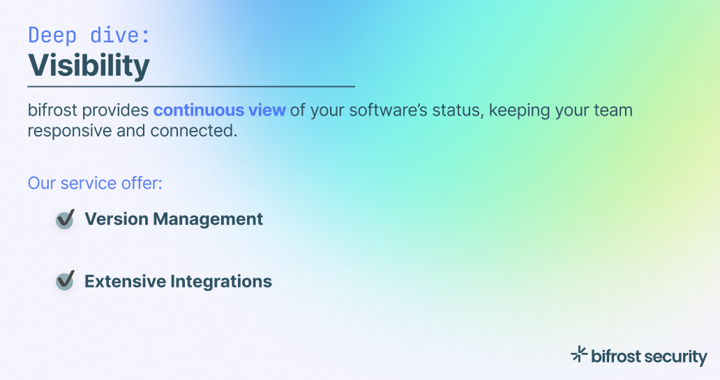 Deep Dive: Visibility | bifrost security