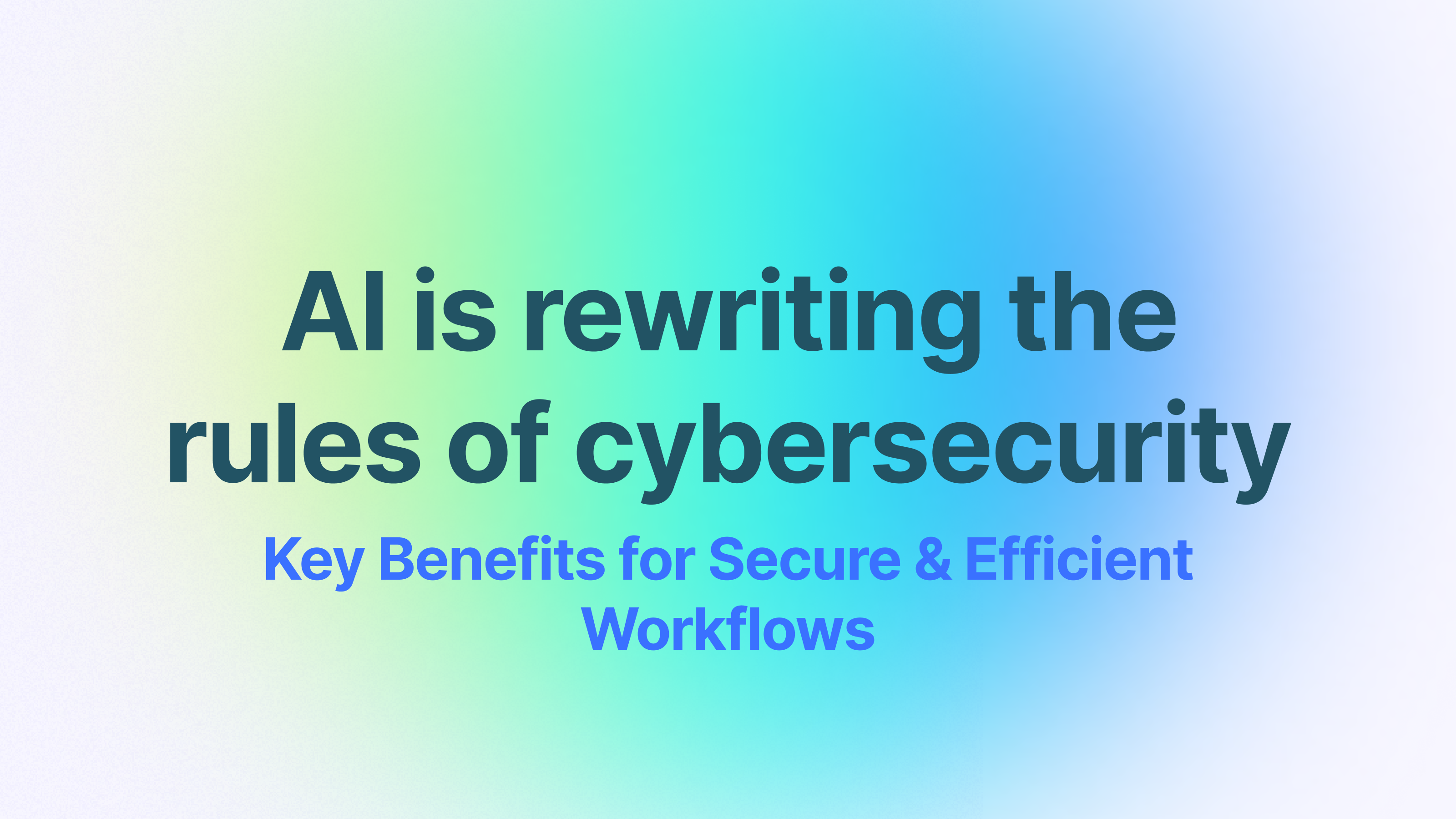 🤖AI is rewriting the rules of cybersecurity 🤖